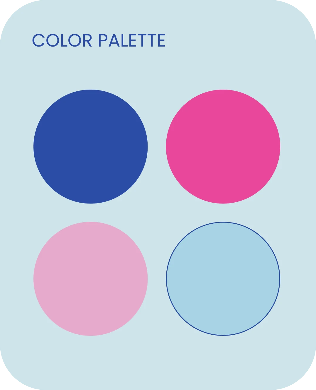 Dra. Alexandra Corrales colour palette